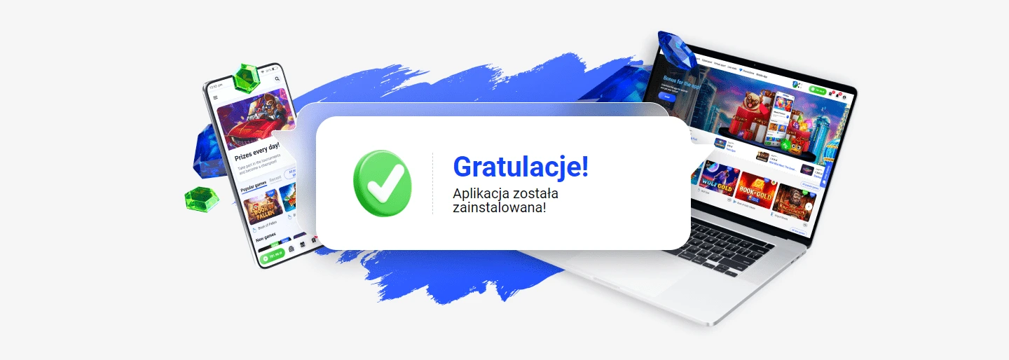 Aplikacja mobilna Slottica na telefony z systemem Android i iOS